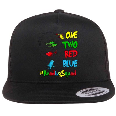 Reading Teacher Squad Oh The Places One Two Red Blue Fish Flatbill Hat