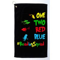 Reading Teacher Squad Oh The Places One Two Red Blue Fish Golf Towel