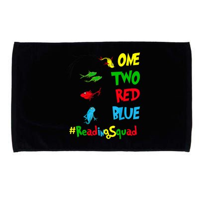 Reading Teacher Squad Oh The Places One Two Red Blue Fish Microfiber Hand Towel