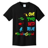 Reading Teacher Squad Oh The Places One Two Red Blue Fish Kids T-Shirt