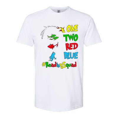 Reading Teacher Squad Oh The Places One Two Red Blue Fish Softstyle® CVC T-Shirt