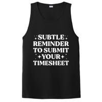 Reminder To Submit Your Timesheet Funny Saying PosiCharge Competitor Tank
