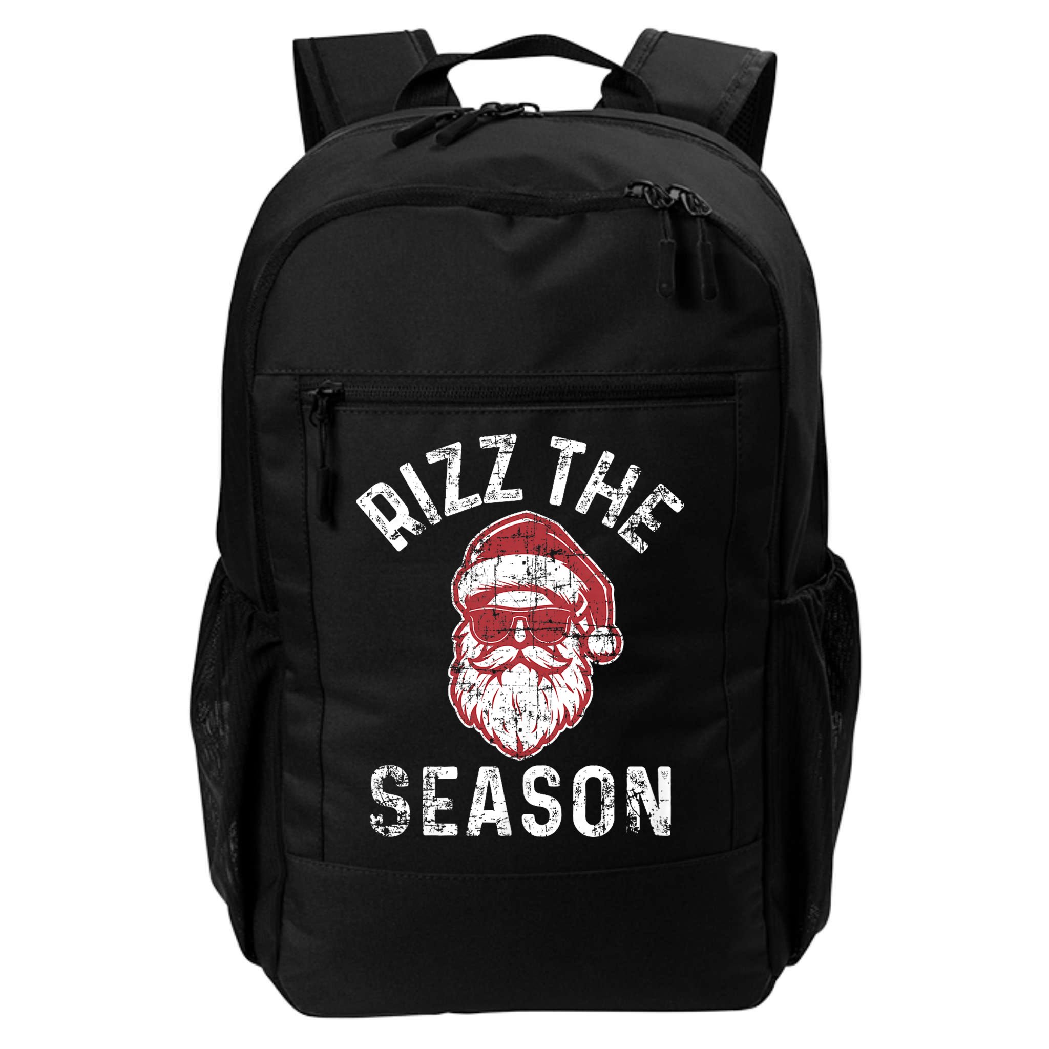 Rizz The Season Funny Christmas Santa Claus Rizzler Backpack
