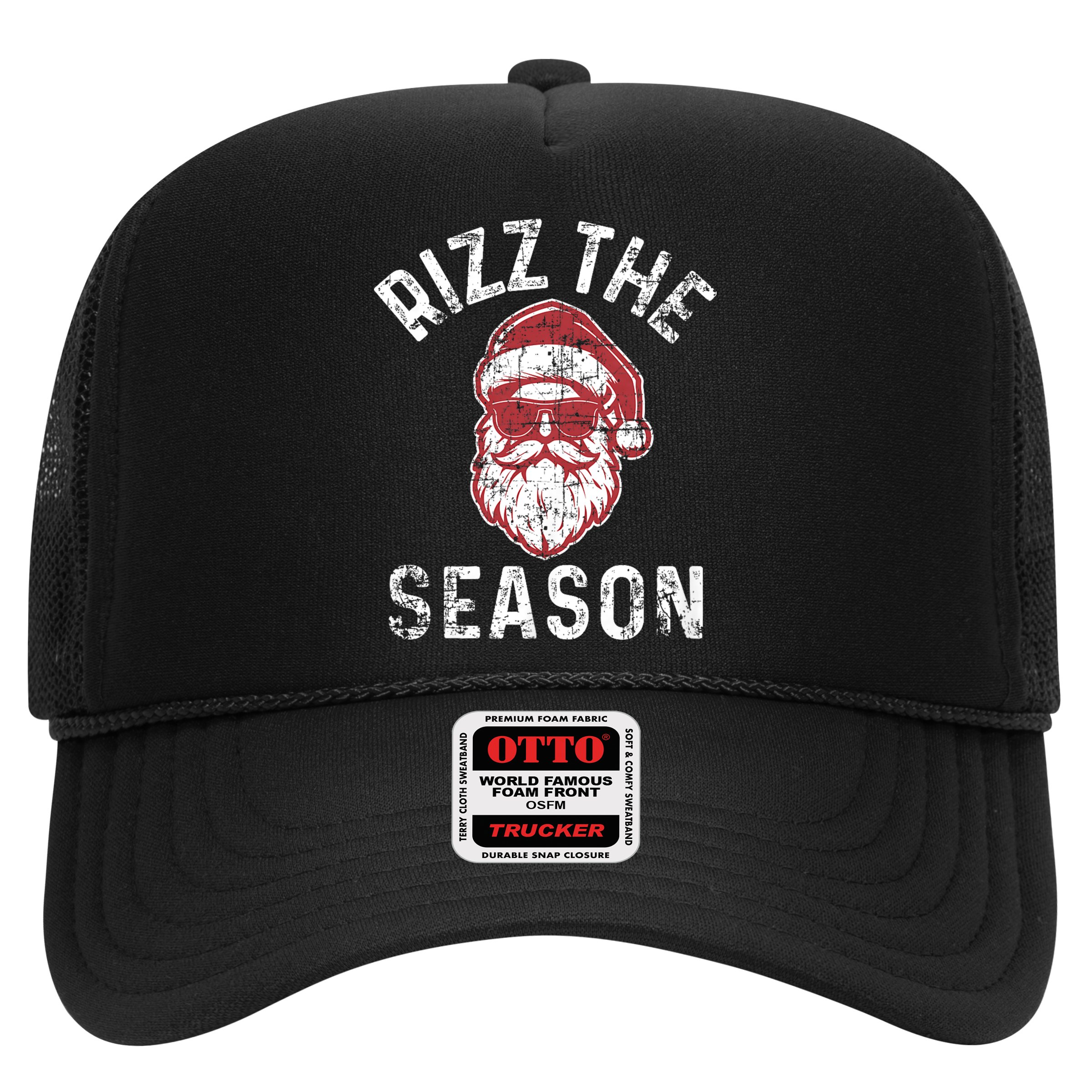 Rizz The Season Funny Christmas Santa Claus Rizzler Hat