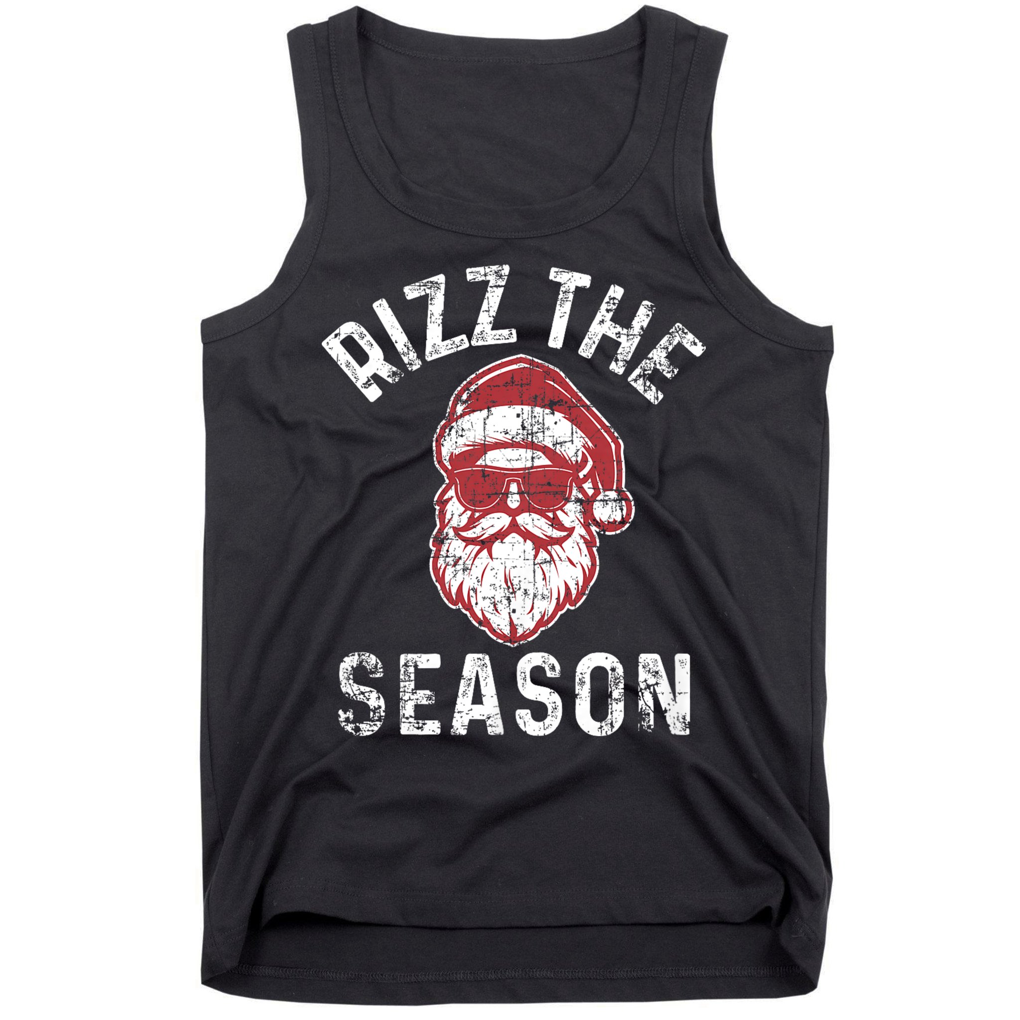 Rizz The Season Funny Christmas Santa Claus Rizzler Tank Top