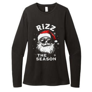 Rizz The Season Santa Claus Rizzmas Funny Christmas Womens CVC Long Sleeve Shirt