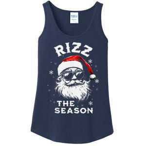 Rizz The Season Santa Claus Rizzmas Funny Christmas Ladies Essential Tank