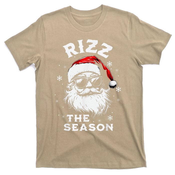 Rizz The Season Santa Claus Rizzmas Funny Christmas T-Shirt