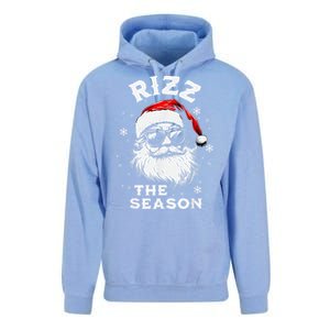 Rizz The Season Santa Claus Rizzmas Funny Christmas Unisex Surf Hoodie