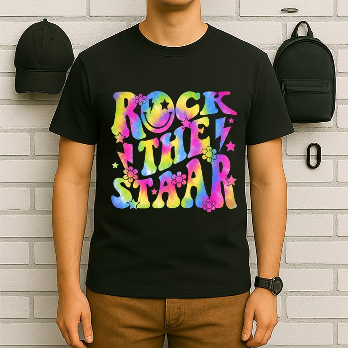 Rock The Staar Rock The Test Test Day Teachers Motivational T-Shirt