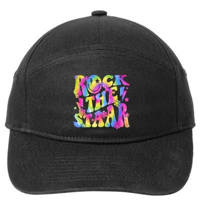 Rock The Staar Rock The Test Test Day Teachers Motivational 7-Panel Snapback Hat