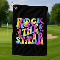 Rock The Staar Rock The Test Test Day Teachers Motivational Golf Towel
