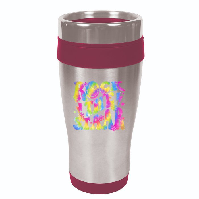 Rock The Staar Rock The Test Test Day Teachers Motivational 16oz Travel Tumbler