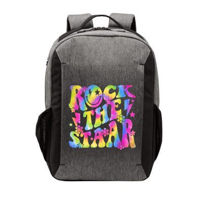 Rock The Staar Rock The Test Test Day Teachers Motivational Vector Backpack
