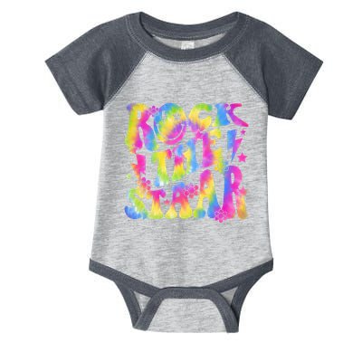 Rock The Staar Rock The Test Test Day Teachers Motivational Infant Baby Jersey Bodysuit