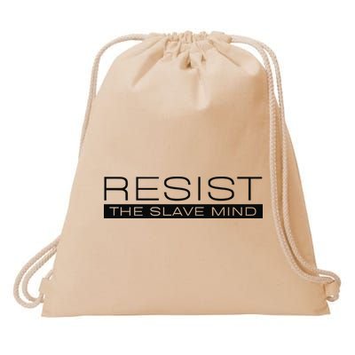 Resist The Slave Mind Andrew Tate Drawstring Bag