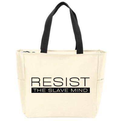 Resist The Slave Mind Andrew Tate Zip Tote Bag
