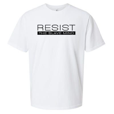 Resist The Slave Mind Andrew Tate Sueded Cloud Jersey T-Shirt