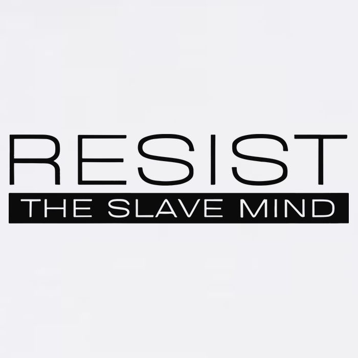 Resist The Slave Mind Andrew Tate Flat Bill Trucker Hat