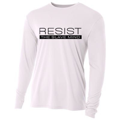 Resist The Slave Mind Andrew Tate Cooling Performance Long Sleeve Crew