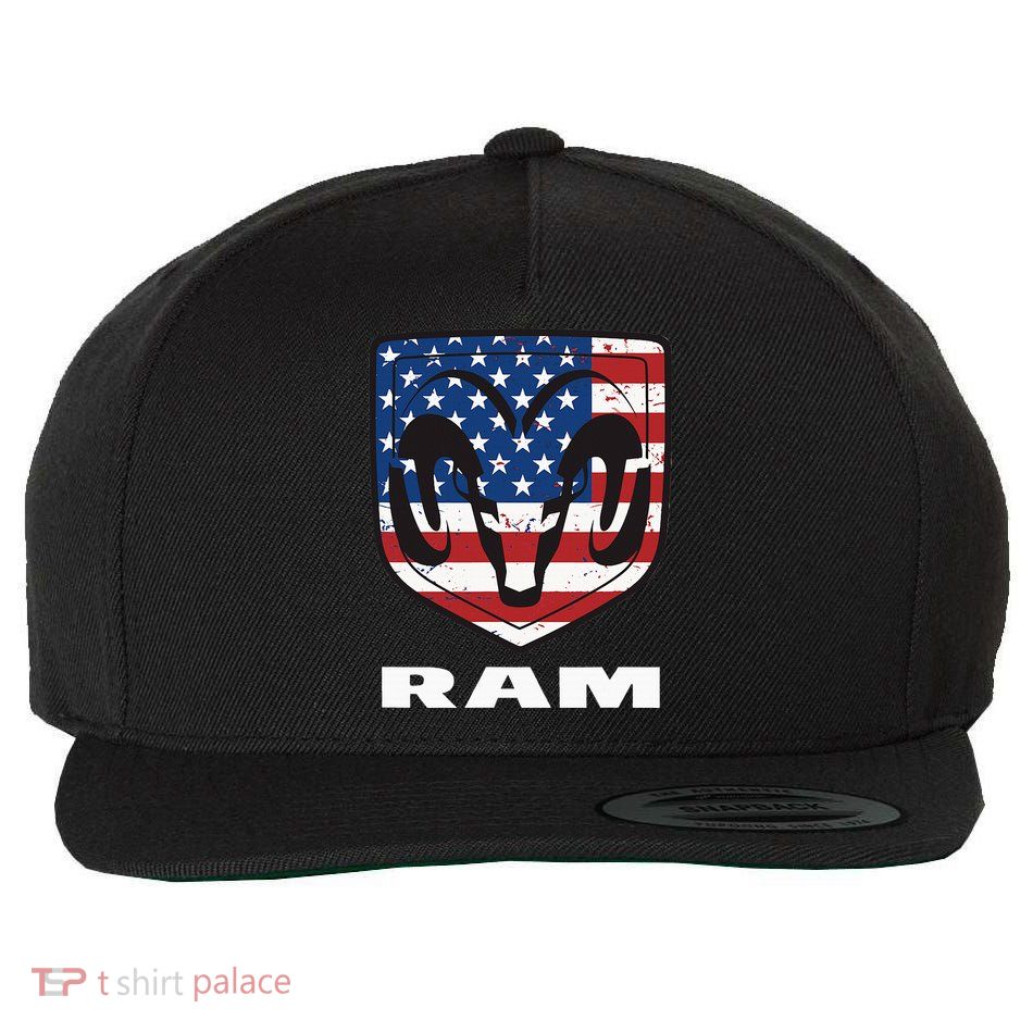 R.A.M. Trucks Shield Flag Wool Snapback Cap