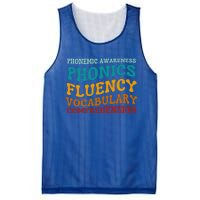 Reading Teacher Science Of Reading Phonics Gift Mesh Reversible Basketball Jersey Tank