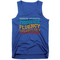 Reading Teacher Science Of Reading Phonics Gift Tank Top