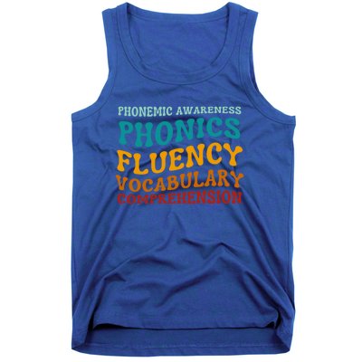 Reading Teacher Science Of Reading Phonics Gift Tank Top