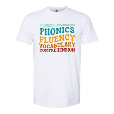 Reading Teacher Science Of Reading Phonics Gift Softstyle CVC T-Shirt