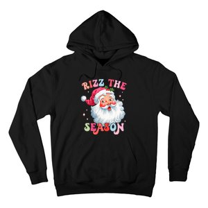 Rizz The Season Funny Christmas Santa Claus Rizzler Hoodie