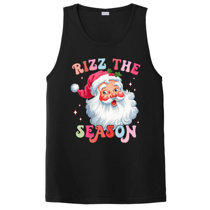 Rizz The Season Funny Christmas Santa Claus Rizzler PosiCharge Competitor Tank