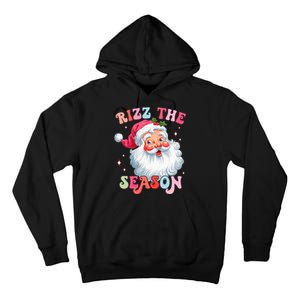 Rizz The Season Funny Christmas Santa Claus Rizzler Tall Hoodie