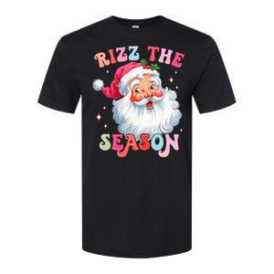 Rizz The Season Funny Christmas Santa Claus Rizzler Softstyle CVC T-Shirt