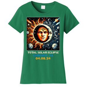 Retro Total Solar Eclipse Comfort Texas Women's T-Shirt