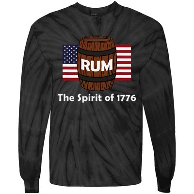 Rum Traveler Spirit Of 1776 4th Of July Celebration Tie-Dye Long Sleeve Shirt