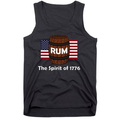 Rum Traveler Spirit Of 1776 4th Of July Celebration Tank Top