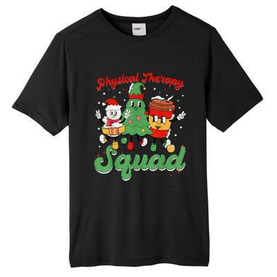 Retro Therapy Squad Christmas Tree Snowman Coffee Latte Tall Fusion ChromaSoft Performance T-Shirt