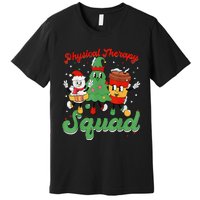 Retro Therapy Squad Christmas Tree Snowman Coffee Latte Premium T-Shirt