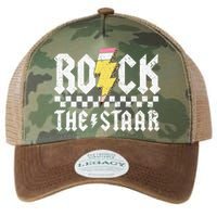 Rock The Staar Motivational Testing Day For Teacher Student Legacy Tie Dye Trucker Hat