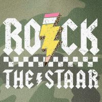 Rock The Staar Motivational Testing Day For Teacher Student Legacy Tie Dye Trucker Hat