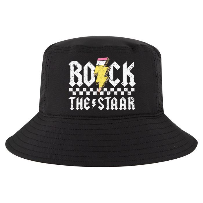 Rock The Staar Motivational Testing Day For Teacher Student Cool Comfort Performance Bucket Hat
