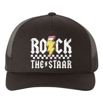 Rock The Staar Motivational Testing Day For Teacher Student Yupoong Adult 5-Panel Trucker Hat