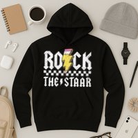 Rock The Staar Motivational Testing Day For Teacher Student Hoodie