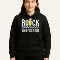 Rock The Staar Motivational Testing Day For Teacher Student Hoodie