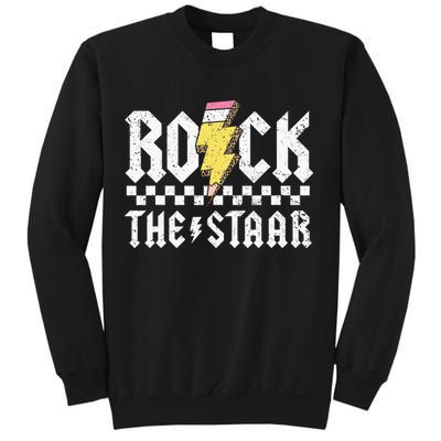 Rock The Staar Motivational Testing Day For Teacher Student Sweatshirt