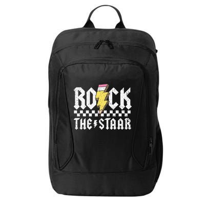 Rock The Staar Motivational Testing Day For Teacher Student City Backpack