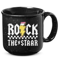 Rock The Staar Motivational Testing Day For Teacher Student 15oz Campfire Ceramic Mug