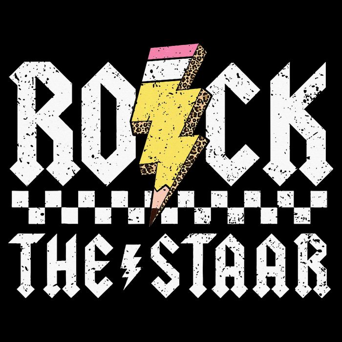 Rock The Staar Motivational Testing Day For Teacher Student 16 in Basic Backpack