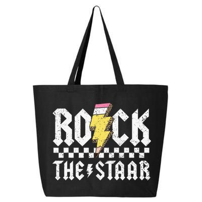 Rock The Staar Motivational Testing Day For Teacher Student 25L Jumbo Tote