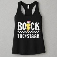 Rock The Staar Motivational Testing Day For Teacher Student Womens Tank Top